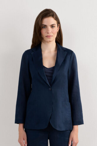 The Pure Linen Jacket in Linen Fabric
