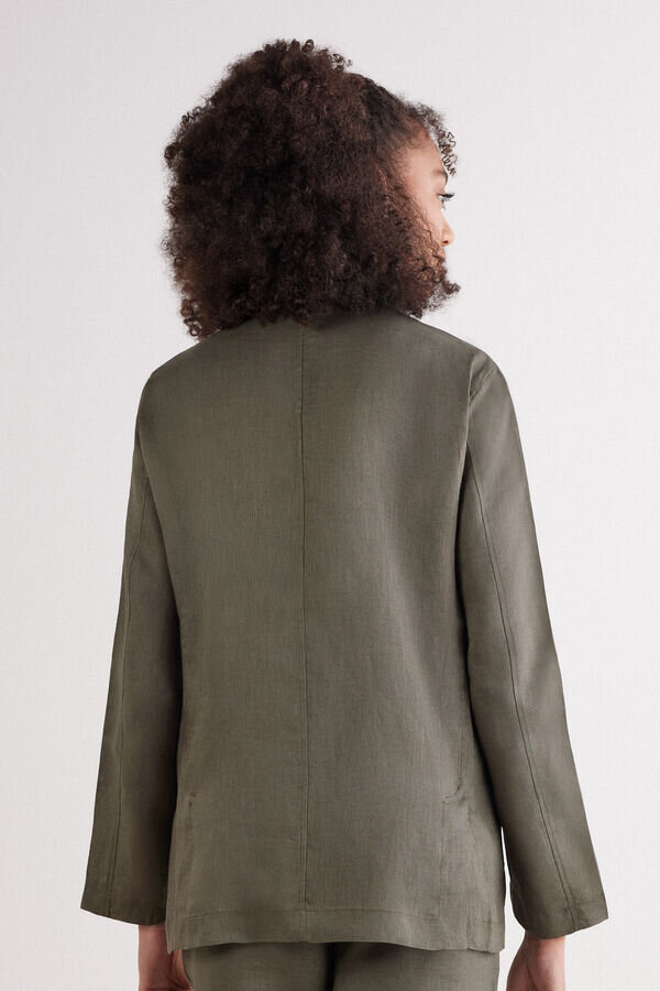 The Pure Linen Jacket in Linen Fabric The Pure Linen Jacket in Linen Fabric