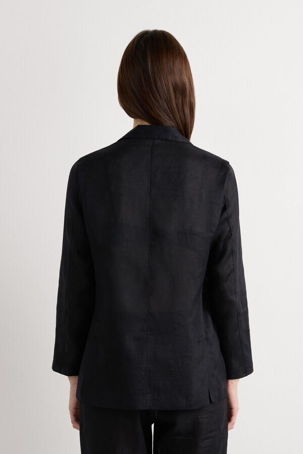 The Pure Linen Jacket in Linen Fabric The Pure Linen Jacket in Linen Fabric