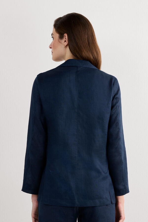The Pure Linen Jacket in Linen Fabric The Pure Linen Jacket in Linen Fabric