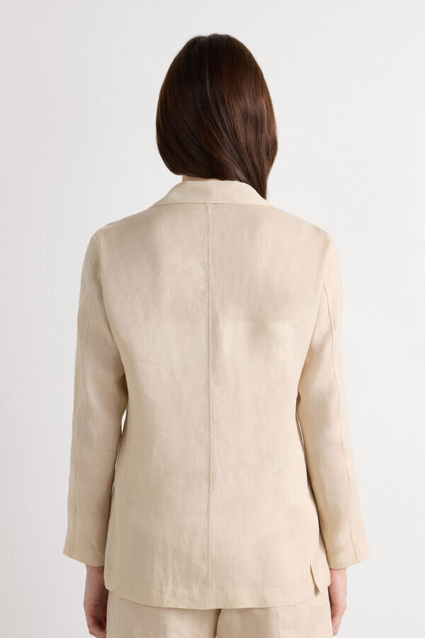 The Pure Linen Jacket in Linen Fabric The Pure Linen Jacket in Linen Fabric