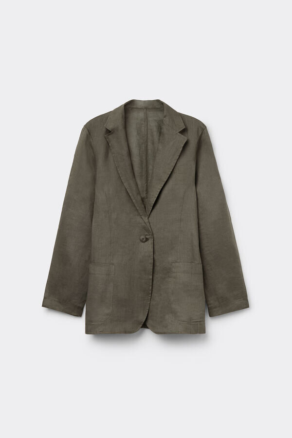The Pure Linen Jacket in Linen Fabric The Pure Linen Jacket in Linen Fabric