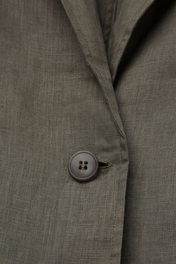 The Pure Linen Jacket in Linen Fabric The Pure Linen Jacket in Linen Fabric