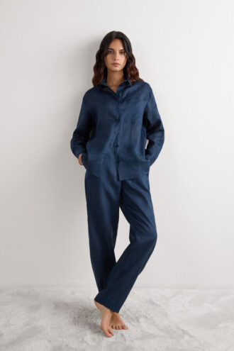 The Pure Linen Shirt in Linen Fabric