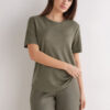The Pure Linen Short Sleeve Top in Linen The Pure Linen Short Sleeve Top in Linen