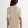 The Pure Linen Short Sleeve Top in Linen The Pure Linen Short Sleeve Top in Linen