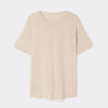 The Pure Linen Short Sleeve Top in Linen The Pure Linen Short Sleeve Top in Linen