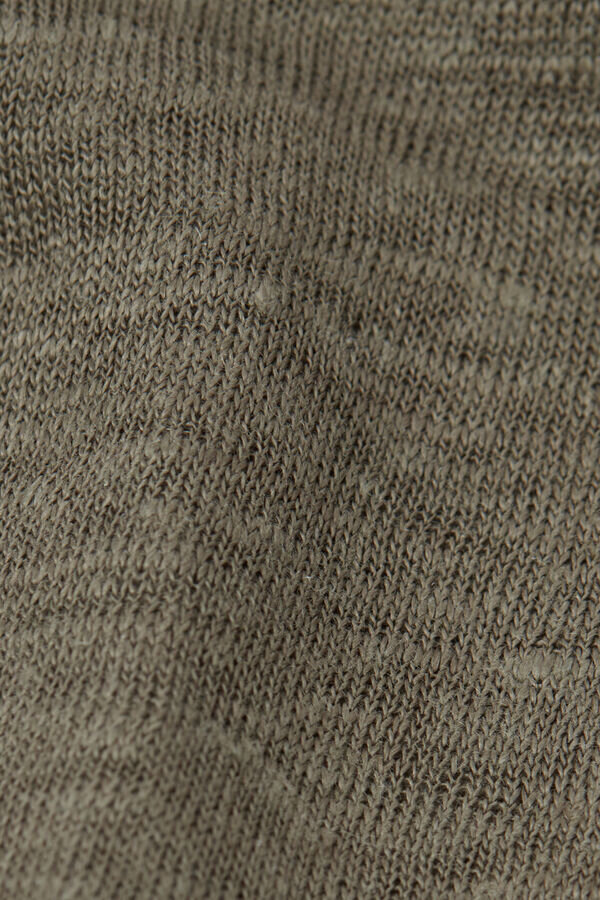 The Pure Linen Short Sleeve Top in Linen The Pure Linen Short Sleeve Top in Linen