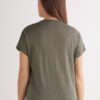 The Pure Linen Short Sleeve V-Neck Top in Linen The Pure Linen Short Sleeve V-Neck Top in Linen