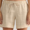 The Pure Linen Shorts in Linen Fabric The Pure Linen Shorts in Linen Fabric