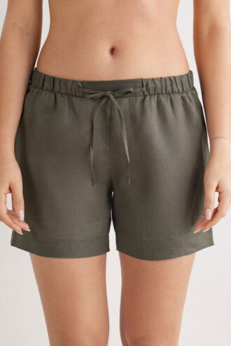 The Pure Linen Shorts in Linen Fabric