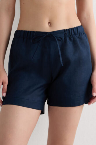 The Pure Linen Shorts in Linen Fabric
