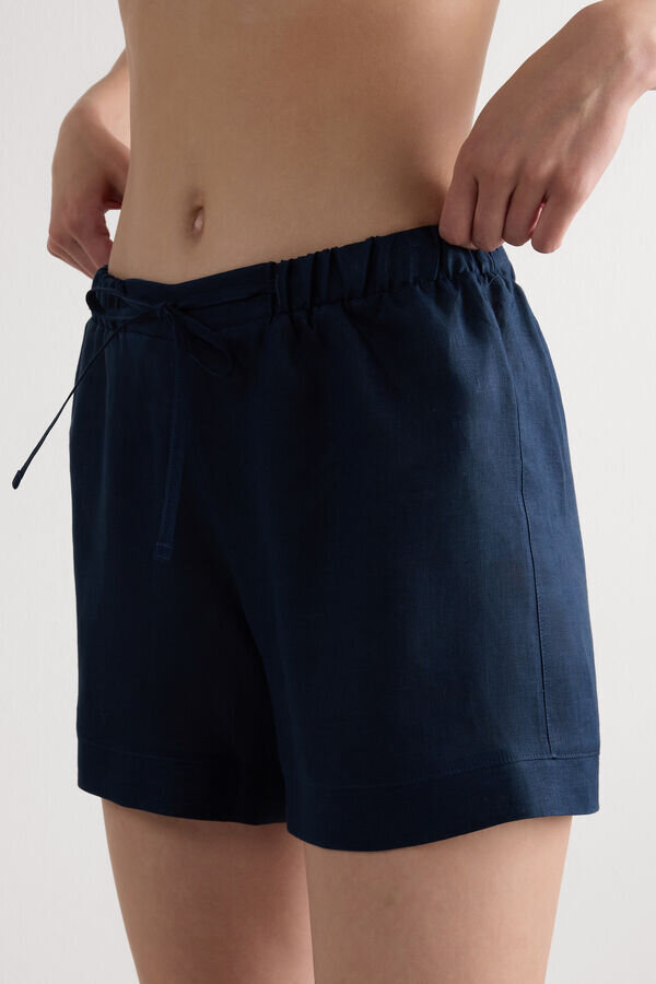 The Pure Linen Shorts in Linen Fabric The Pure Linen Shorts in Linen Fabric