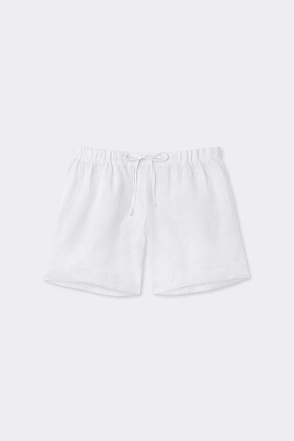 The Pure Linen Shorts in Linen Fabric The Pure Linen Shorts in Linen Fabric