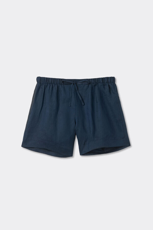 The Pure Linen Shorts in Linen Fabric The Pure Linen Shorts in Linen Fabric
