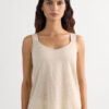The Pure Linen Tank Top in Linen The Pure Linen Tank Top in Linen