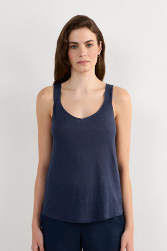 The Pure Linen Tank Top in Linen