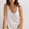 The Pure Linen Tank Top in Linen The Pure Linen Tank Top in Linen