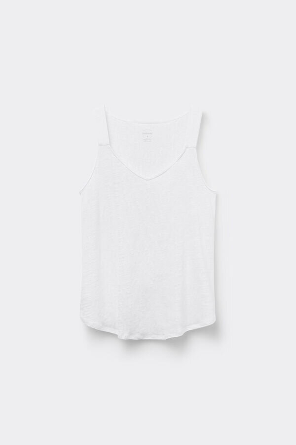 The Pure Linen Tank Top in Linen The Pure Linen Tank Top in Linen