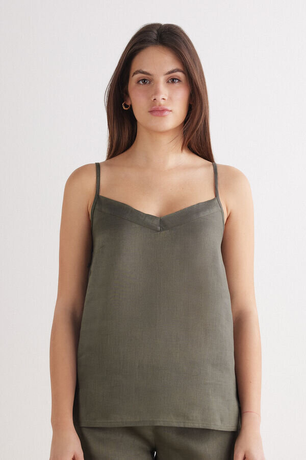 The Pure Linen Top in Linen Fabric The Pure Linen Top in Linen Fabric