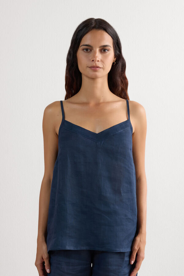 The Pure Linen Top in Linen Fabric The Pure Linen Top in Linen Fabric