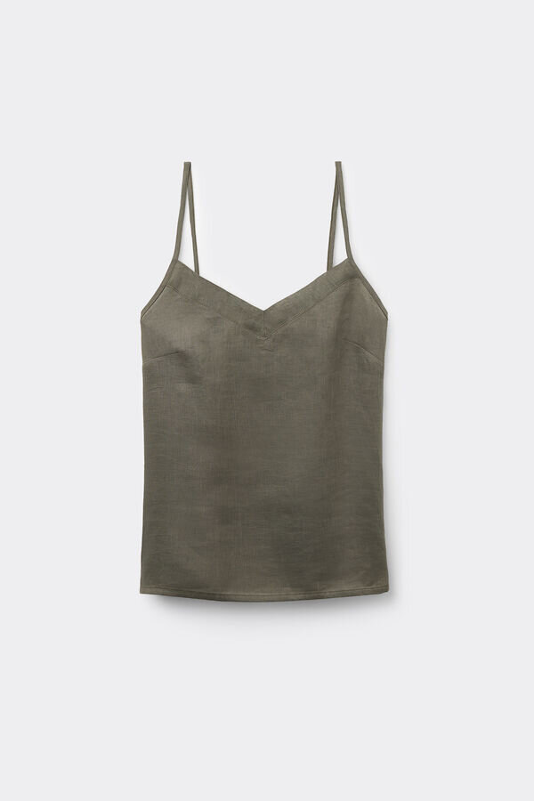 The Pure Linen Top in Linen Fabric The Pure Linen Top in Linen Fabric