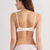 Tiziana Wireless Plunge Triangle Bra in Silk and Lace Tiziana Wireless Plunge Triangle Bra in Silk and Lace
