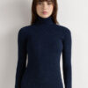 Turtleneck Top in Modal Light with Cashmere Lame Turtleneck Top in Modal Light with Cashmere Lame