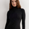 Turtleneck Top in Modal Light with Cashmere Lame Turtleneck Top in Modal Light with Cashmere Lame