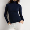 Turtleneck Top in Modal Light with Cashmere Lame Turtleneck Top in Modal Light with Cashmere Lame