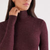 Turtleneck Top in Modal Light with Cashmere Lame Turtleneck Top in Modal Light with Cashmere Lame