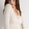 Ultralight Cashmere Lace Long Sleeve Shirt Ultralight Cashmere Lace Long Sleeve Shirt