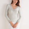 Ultralight Cashmere Lace Long Sleeve Shirt Ultralight Cashmere Lace Long Sleeve Shirt