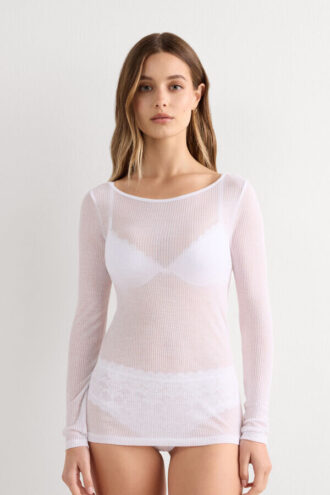 Ultranatural with Cashmere Long Sleeve Top