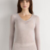 V-Neck Top in Modal Ultralight with Cashmere V-Neck Top in Modal Ultralight with Cashmere