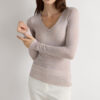 V-Neck Top in Modal Ultralight with Cashmere V-Neck Top in Modal Ultralight with Cashmere