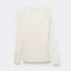 V-Neck Top in Modal Ultralight with Cashmere V-Neck Top in Modal Ultralight with Cashmere