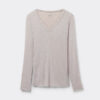 V-Neck Top in Modal Ultralight with Cashmere V-Neck Top in Modal Ultralight with Cashmere