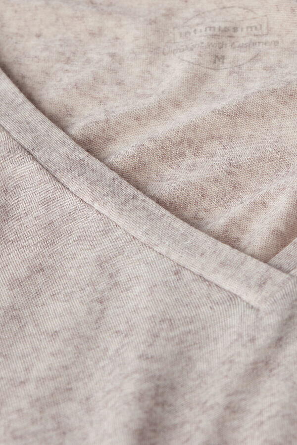 V-Neck Top in Modal Ultralight with Cashmere V-Neck Top in Modal Ultralight with Cashmere