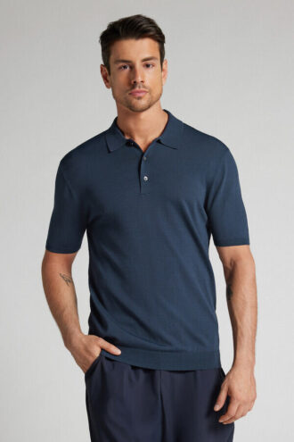 Viscose and Nylon Polo