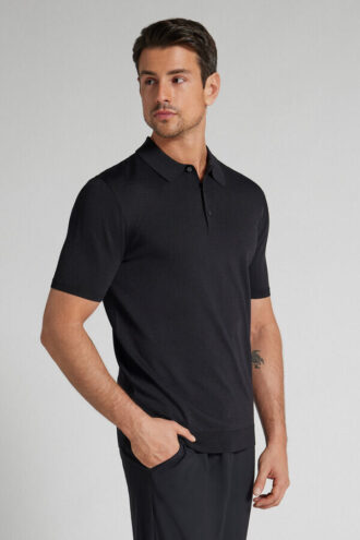 Viscose and Nylon Polo